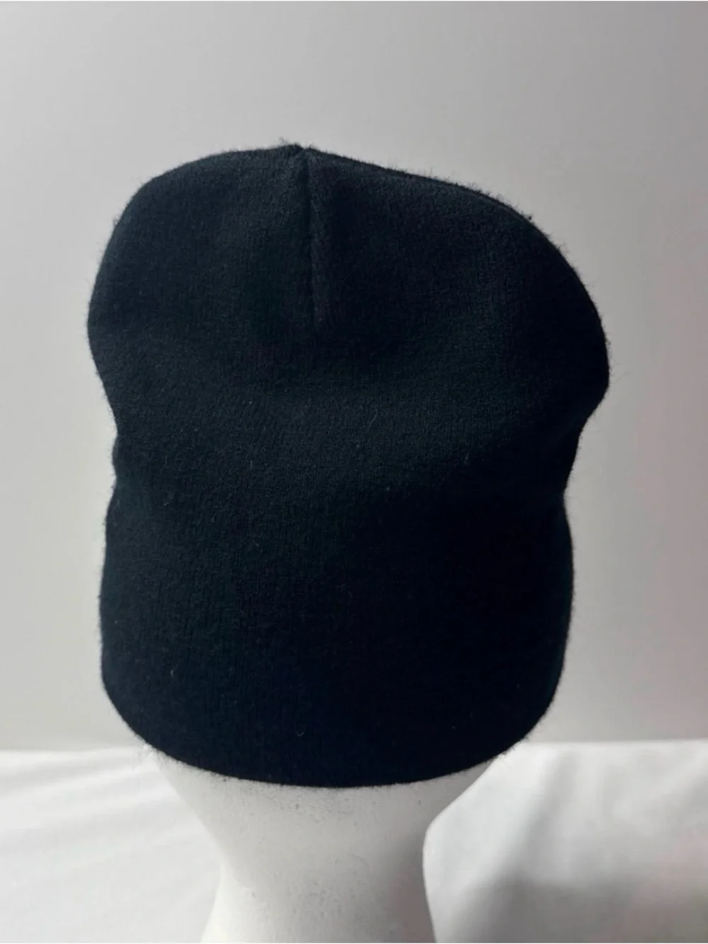 Black and Gray Leopard Knit Beanie